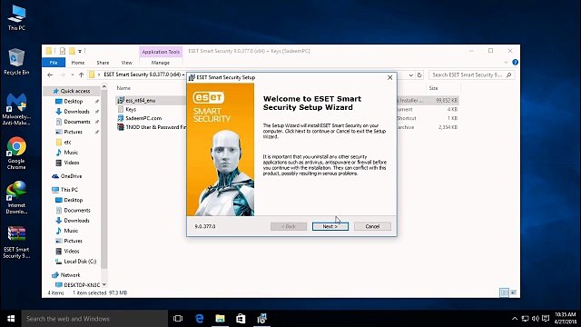 ESET NOD32 Antivirus 9 Crack, Serial Number 100% Working