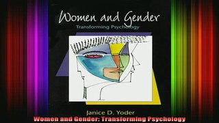 READ book  Women and Gender Transforming Psychology Full EBook
