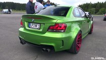 640HP BMW BMW 1M Coupe Widebody THE HULK - Drag Races!