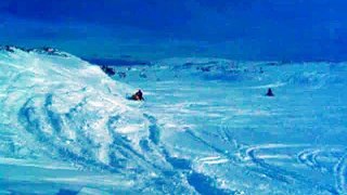 25 cm of fresh powder - snowmobiling in Newfoundland