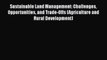 Read Book Sustainable Land Management: Challenges Opportunities and Trade-Offs (Agriculture