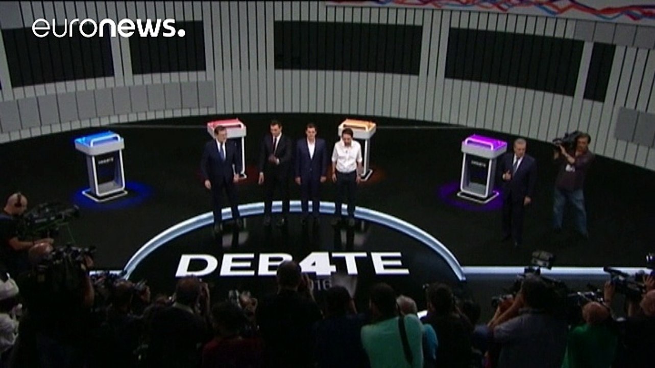 Rajoy im Schussfeuer: einzige TV-Debatte vor Neuwahlen in Spanien