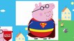 videos de Peppa Pig Superheroes episodes #6 * PEPPA PIG en español se disfraza de superman vs batman
