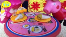 Peppa Pig toys adventures play doh Ice Cream with Peppas Family Toys Playdough Peppa Pig