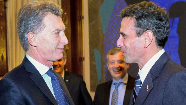 Capriles pide en Argentina firmeza para defender a Venezuela