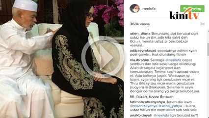 Video Neelofa berubat dengan Haron Din cetus pertikaian