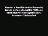 [PDF] Advances in Neural Information Processing Systems 14: Proceedings of the 2001 Neural