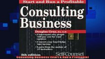EBOOK ONLINE  Consulting Business Start  Run a Profitable READ ONLINE