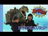 Dinosaurs and Dino Bones at the Museum | T-Rex Triceratops Velociraptor | Liam and Taylor's Corner