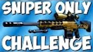 SNIPER ONLY CHALLENGE (Bo2 Gameplay/Commentary)