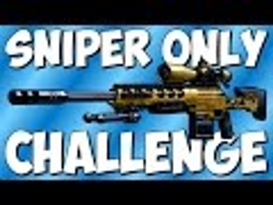 SNIPER ONLY CHALLENGE (Bo2 Gameplay/Commentary)
