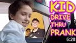 11 year old kid drive thru Prank - KID Prank 2015