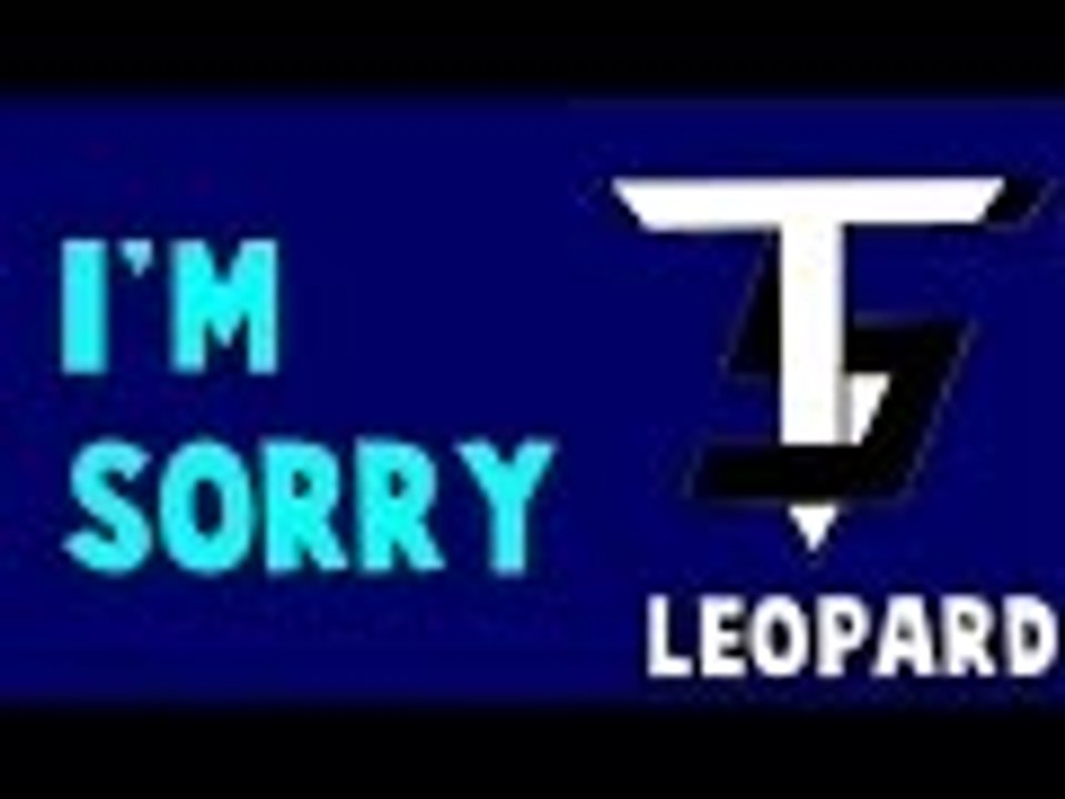 I'm Sorry