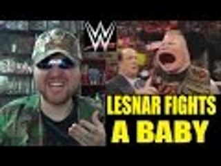 {YTP} LESNAR FIGHTS A BABY {WWE}   REACTION!!! (BBT)