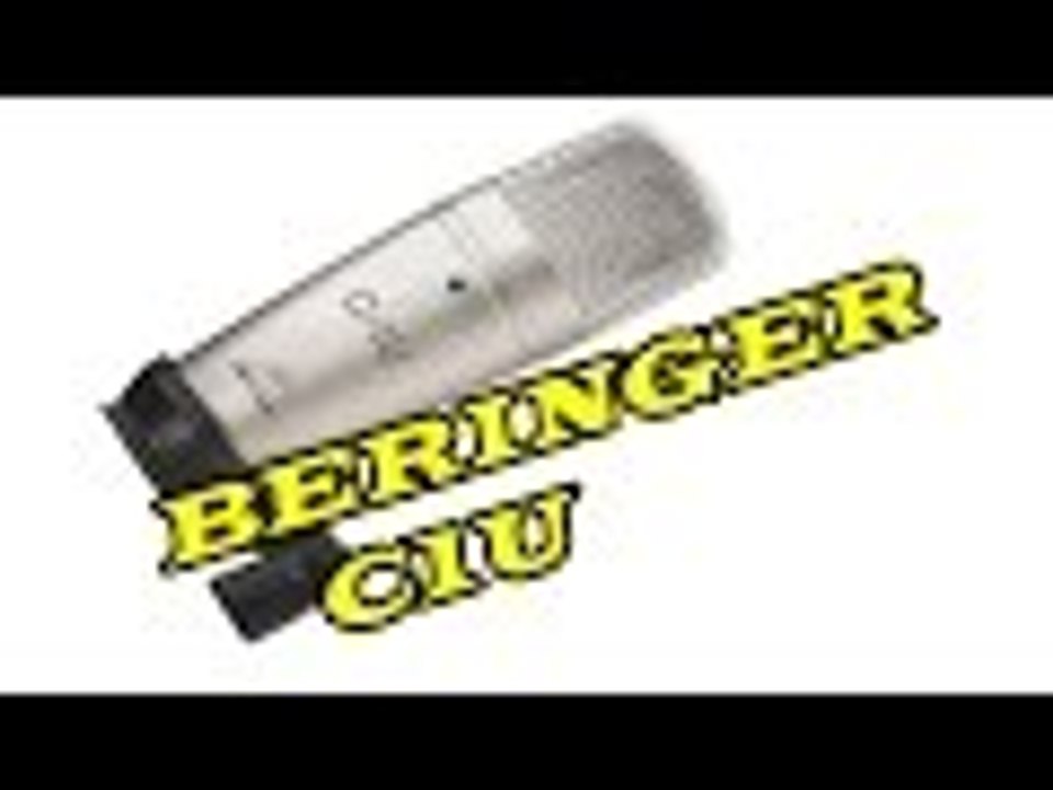 MICROFONO BERINGER C1U UNBOXING Y PRUEBA / compra en EBAY / paypal nuevo