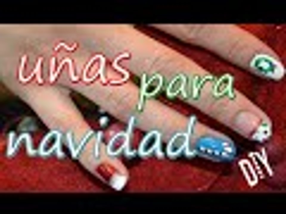 DIY : Uñas para Navidad ♥ 5 Fáciles diseños ♥ Extras !