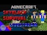 Minecraft Skyblock Survival Livestream #14 - Reborn Skyblock!