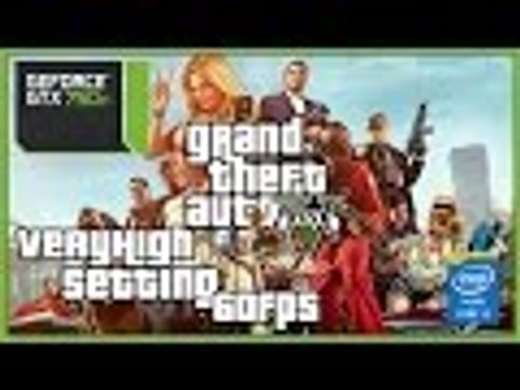 GTA 5 GTX 750 Ti Very High Benchmark 60FPS - i5 6500 - 8GB RAM - 1080p