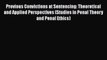 Read Book Previous Convictions at Sentencing: Theoretical and Applied Perspectives (Studies