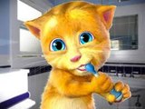 Talking Ginger 2 - Eat With Me My Talking Ginger Cat: Baby Cat Shower - My Talking Cat Game Movie
