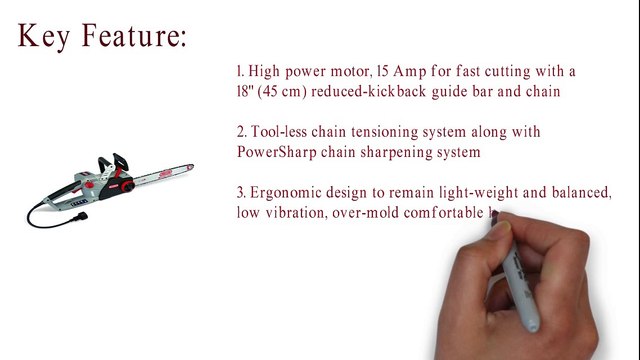 OREGON CS1500 Self-Sharpening Electric Chain Saw