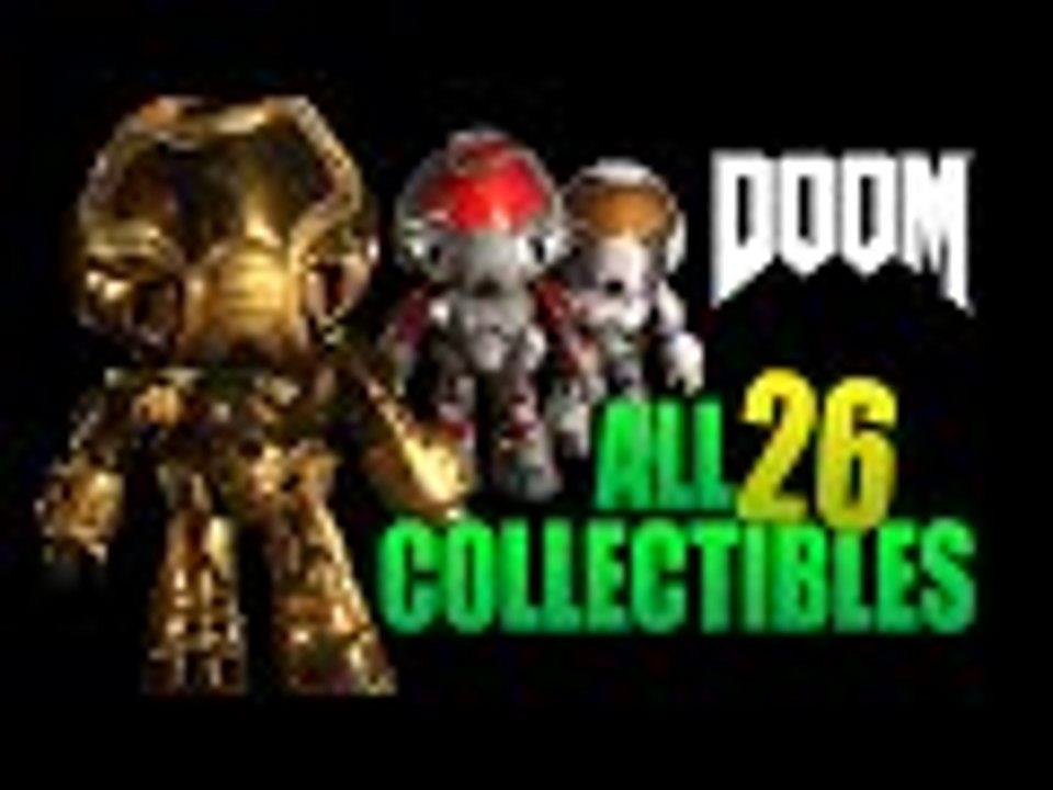 Doom 4 | ALL Collectilbes 'Every Nook and Cranny' Achievement / Trophy