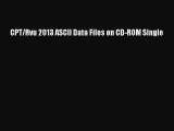 [PDF] CPT/Rvu 2013 ASCII Data Files on CD-ROM Single Free Books