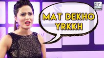 Hina Khan SLAMS Fan For 'Yeh Rishta Kya Kehlata Hai'