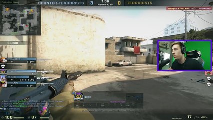 CS GO GLOBAL ELITE COMPETITIVE #1 - Funny ESEA Game