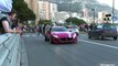 CRAZY Pink Widebody Maserati Granturismo in Monaco LOUD REVS  Accelerations