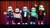 MMD Undertale - Sans Dance Cover - Sugar Song and Bitter Step