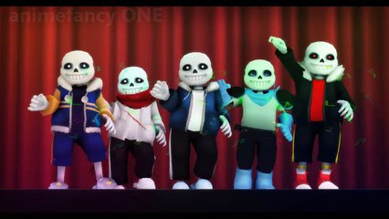 MMD Undertale - Sans Dance Cover - Sugar Song and Bitter Step