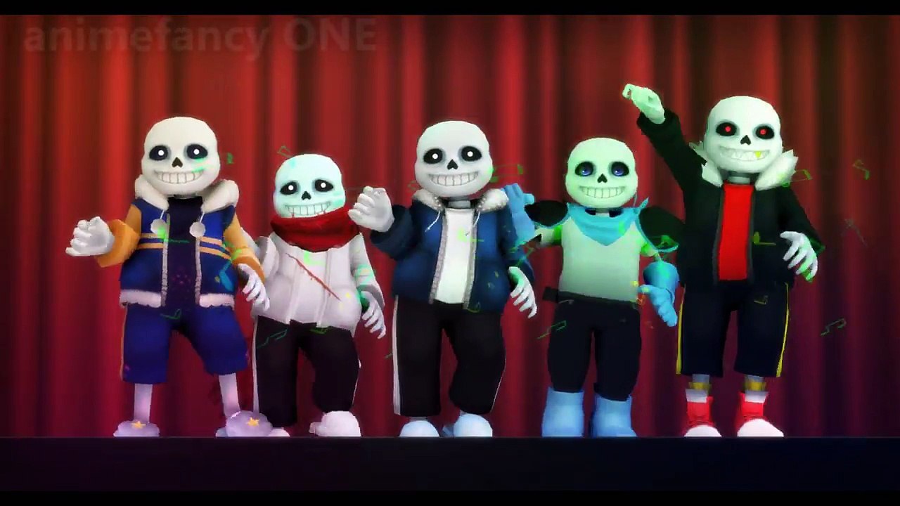 MMD Undertale - Sans Dance Cover - Sugar Song and Bitter Step