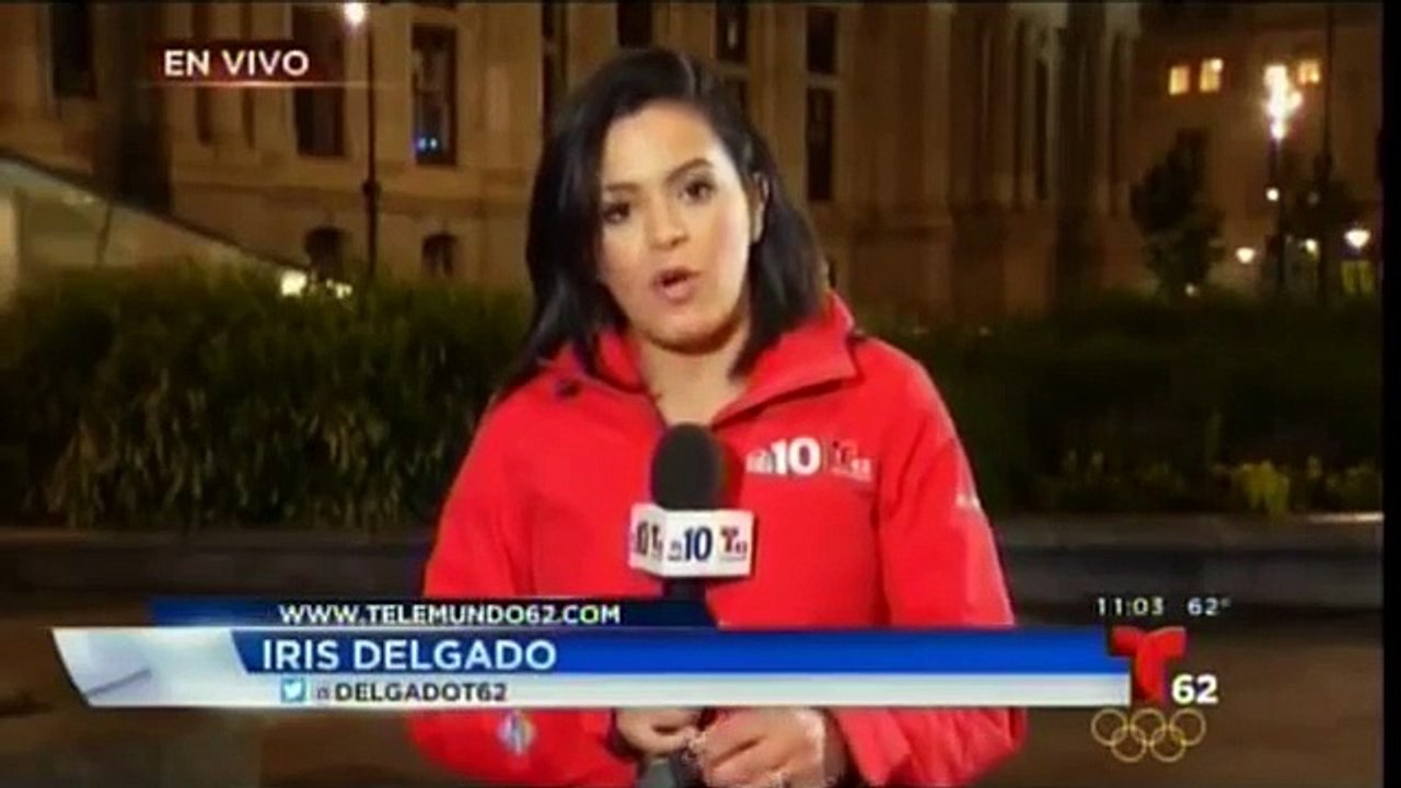 Une journaliste de TeleMundo 62 se prend un coup de poing en direct