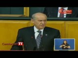 Bahçeli: Kılıçdaroğlu'na şehit cenazesinde atılan mermi densizliktir
