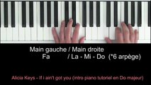 Alicia Keys - If i ain t got you (tutoriel en Do majeur)