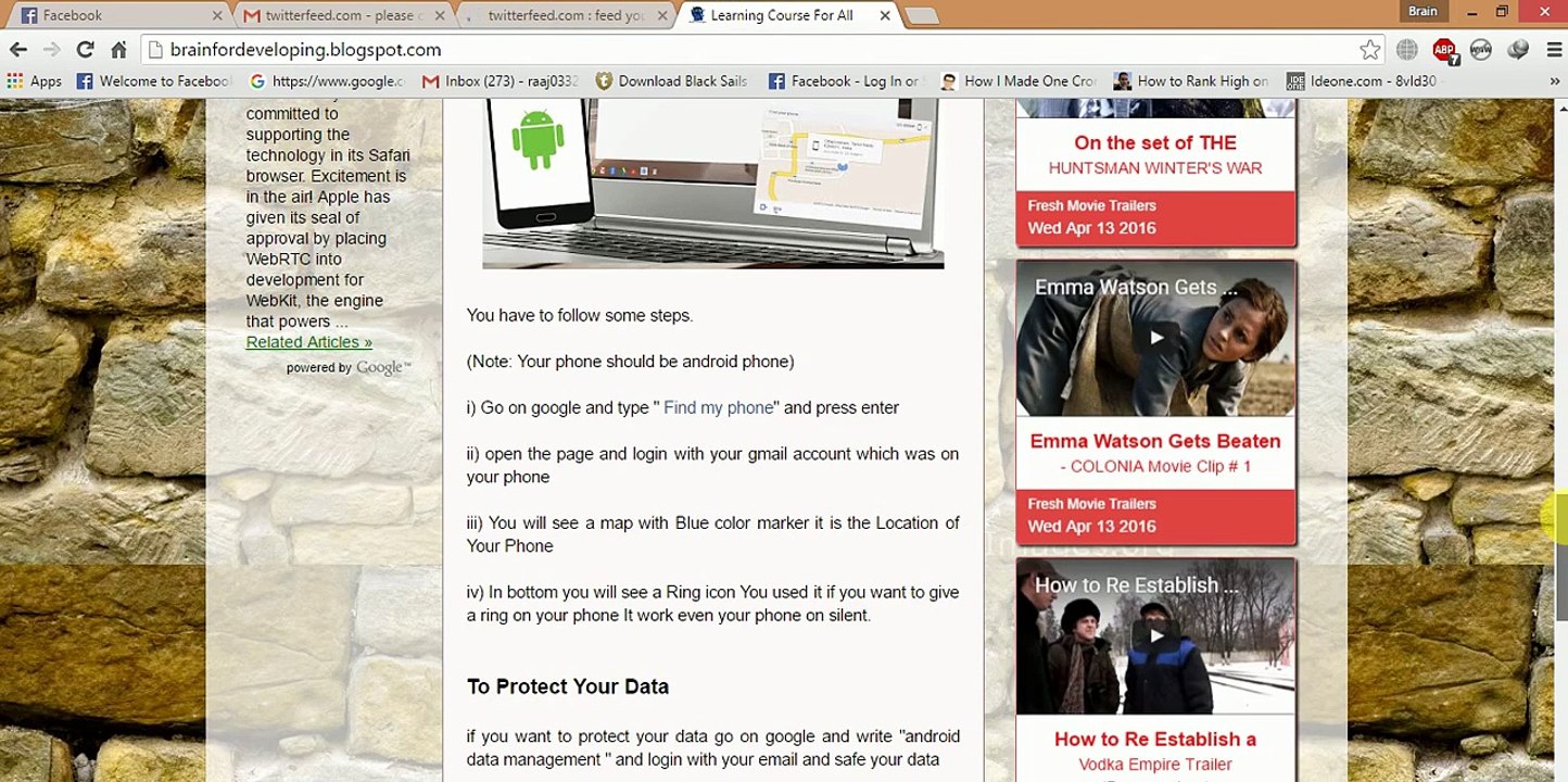 Auto share Posts-How to auto share Blog Posts on Facebook-Twitter