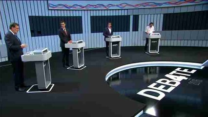 Dardos contra Rajoy en el primer debate a cuatro