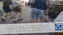 Un hooligan russe filme une rixe avec une caméra embarquée