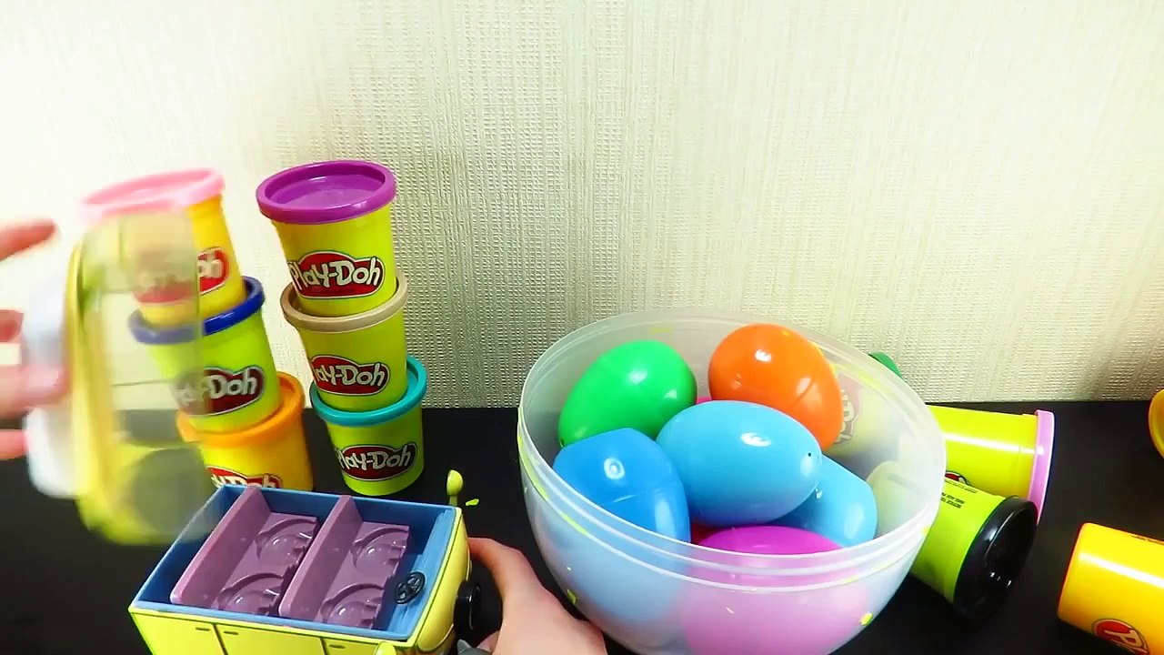 Spiderman Peppa Pig Play Doh Giant Surprise Eggs Superhero Toys Kinder Eggs Play Dough NEW