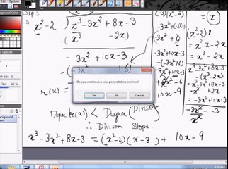 Division Algorithm for Polynomials
