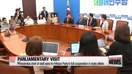 President Park's chief of staff makes second vsiit to parliament