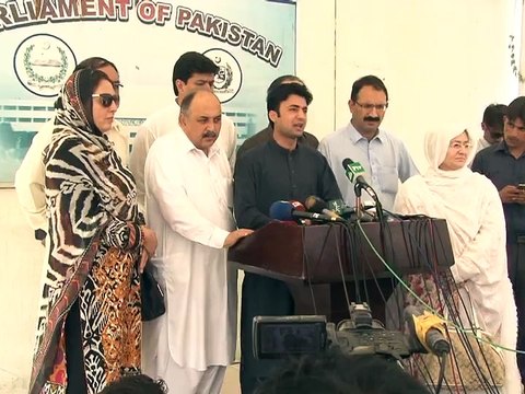 Khuwaja Asif Per Allah Ki Lanat Hai, Murad Saeed Press Conference Against Load Shedding in Swat