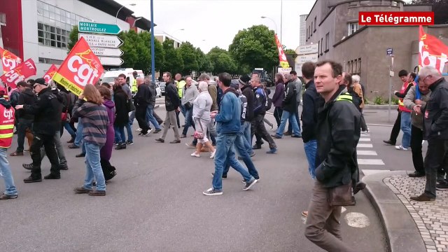 Brest. 600 manifestants contre la Loi Travail