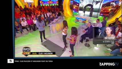 TPMS : Clio Pajczer ultra sexy donne un cours de yoga à Moundir (Vidéo)