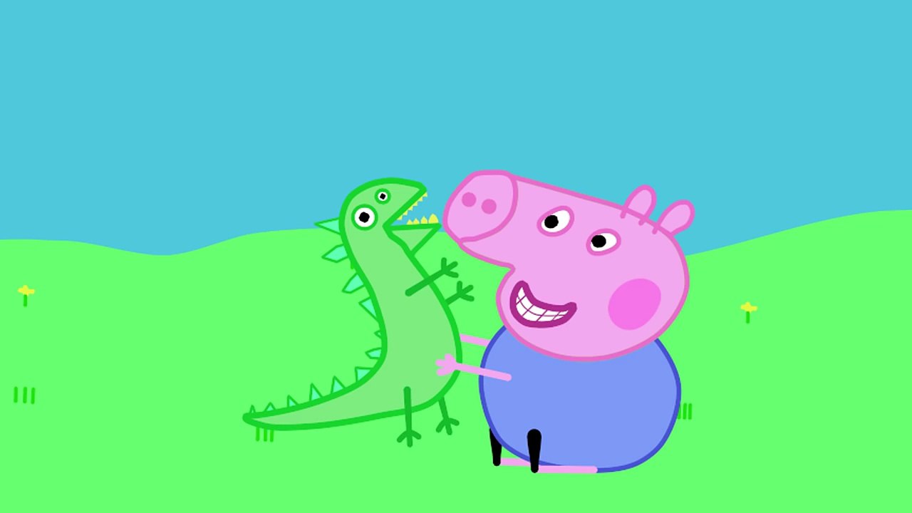 Peppa Pig - Dinosaur eats George - video Dailymotion