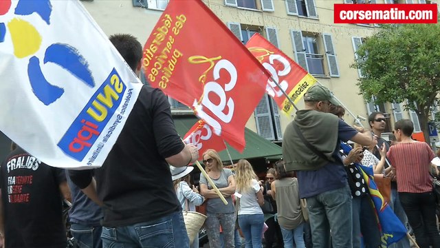 Manifestation contre la loi travail El Khomri à Ajaccio