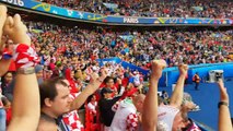 Luka Modrić goal - Croatia vs. Turkey EURO 2016 - fans perspective