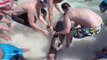 Man Pulls Hammerhead Shark To Shore, Pulls Fishing Hooks From Its Mouth