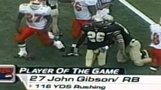 John Gibson #27 Bowling Green Running Back